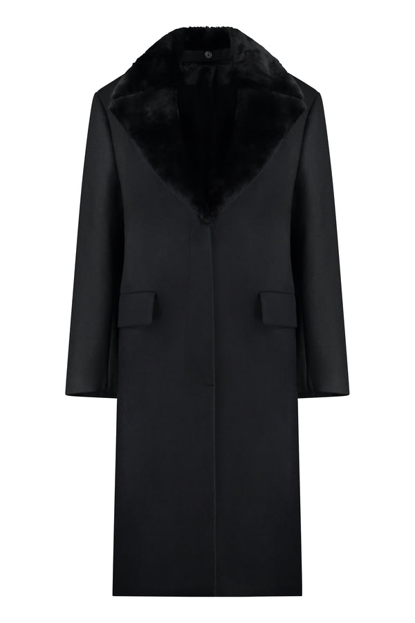 Wool long coat-0